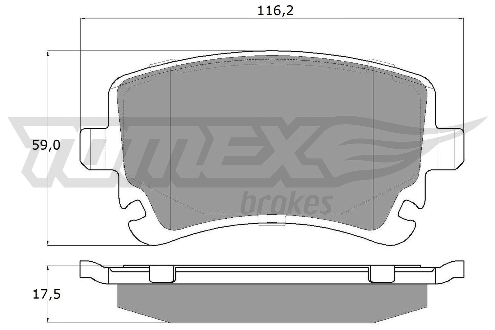 TOMEX Brakes TX 13-961 Sada...